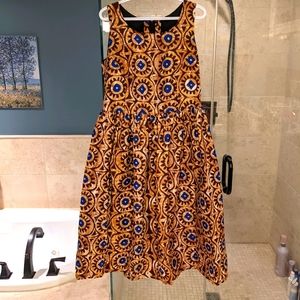 Rwandan Kitenge dress handmade by tailor